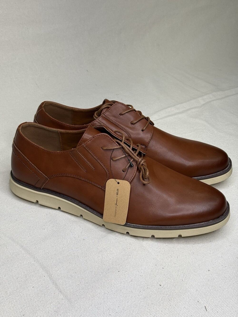 Jousen Mens Casual Shoes Non-Slip Simple Comfortable Casual Dress Shoes Size 13